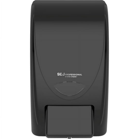 SC Johnson Proline Curve Manual Dispenser - Manual - 2.11 quart Capacity - Anti-bacterial, Wear Resistant, Durable, Push Button, Hygienic, Locking Mechanism, Wall Mountable - Black | Bundle of 5 Each