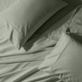 thumbnail image 1 of Royal Tradition Solid 650-Thread-Count, Cotton-Blend Set of 2 King Pillow Cases, Sage, 1 of 2