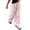 P287 Pink, variant on Tfken Toddler Girls Soft Pants Elastic Waist Stretchy Trousers Linen Loose Flare-Leg Pants Stripe Fashion Lightweight Casual Daily Wear Clothes Size 18-24 Months Green