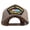 Khaki, variant on Veteran Military Large Patched Big Size Solid Cotton Twill 5 Panel Prostyle Snap Cap - Khaki XL-3XL