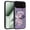 Purple, variant on Floral PU Leather Case for Google Pixel 9 / 9 Pro, Slim Shockproof Protective Cover, TPU Bumper Anti-Scratch Lightweight Elegant Phone Case for Women Girls, Purple