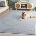 thumbnail image 4 of Safavieh Montauk Corrine Geometric Cotton Area Rug, Ivory/Light Blue, 2'3" x 3'9", 4 of 14