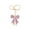 Violet, variant on Full Diamond Bow Car Key Ring Zinc Alloy Crystal Women's Bag Pendant