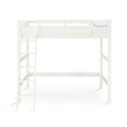 thumbnail image 4 of Your Zone Kiarah Full Size Loft Bed with Ladder, White, 4 of 7
