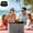 Black, variant on Winter Poetry Upgrade 7 Colors Plastic Beach Bag Insert Tray, Multi-slot Cup Holder Storage Organizer for Outdoor Picnic Camping, 9.76x9.44x1.57in E