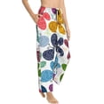 thumbnail image 3 of Kdxio Women's Comfy Stretch Colorful ButterfliesPrint Drawstring Pajama Pants-XX-Large, 3 of 9