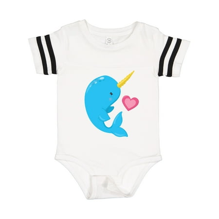 

Inktastic Cute Narwhal Gift Baby Boy Bodysuit