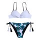thumbnail image 1 of Traje de baño dividido de bikini sin espalda estampado con aro cómodo para mujer con almohadilla en el pecho OAVQHLG3B Store lin121212, 1 of 3
