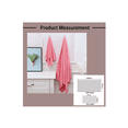 thumbnail image 3 of 4 Pzs Juego Toalla Baño, lana Coral Suave De Alta Densidad rosa/morado, 3 of 4