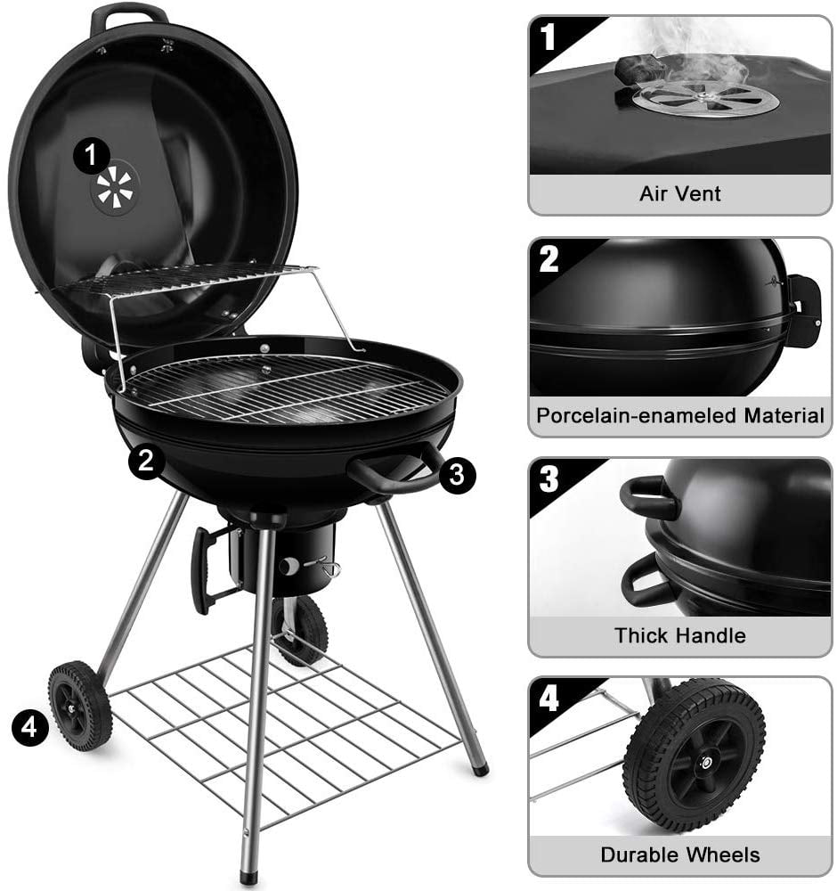 Grillfest 22.5” Kettle Charcoal Grill