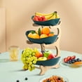 thumbnail image 6 of Pristin Display stand,Plate Party Buffet Ceramic Fruit Wood Easy Install 3 Kitchen Ceramic Fruit Stand Dessert Cake Fruit Kitchen Ceramic Dessert Cake Plate Wood Stand Easy Stand Easy Install 3 Tier, 6 of 6