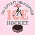 thumbnail image 3 of CafePress - Coolest Girls Hockey T Shirt - Light T-Shirt Kids XS-XL, 3 of 4