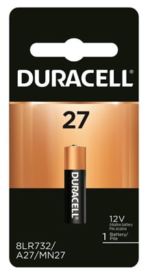 Duracell 12V #27 Lithium Keyless Entry Battery