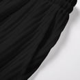 thumbnail image 6 of Cmfcve Men's Casual Textured Knit Elastic Waist Drawstring Shorts Lightweight Breathable Summer Shorts with Side Pockets, 6 of 7