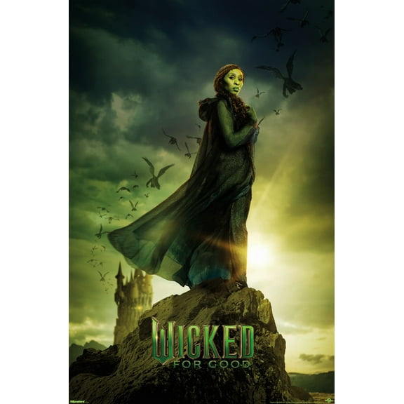 Wicked: For Good (2025) - Elphaba Badlands One Sheet Wall Poster, 22.375" x 34"