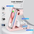 thumbnail image 6 of ETEPEHI Charging Station Compatible for iphone: 5 in 1 Wireless Charger Compatible for iPhone iWatch & Airpods (Pink), 6 of 6