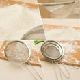 thumbnail image 4 of thinsony Fine Mesh Strainer for Kitchen Stainless Steel Tea Colander Long Handle Food Sifter Flour Sieve Baking Tool, 10cm, 4 of 8
