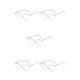 thumbnail image 1 of Gafas de Metal Qarigey 1 Par para Mujer Reemplazo Universal HD Elegante a Prueba de Sol, 1 of 6