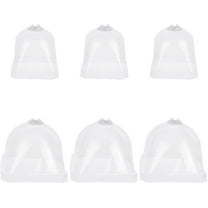 6pcs 2 Sizes Garden Plant Cover Protective Garden Cloche Dome Mini Greenhouse Reusable Plastic Greenhouse Plant Covers Frost Guard Freeze Protection