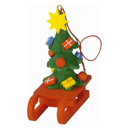 Christian Ulbricht Christmas Tree on Sled Ornament