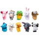 thumbnail image 2 of Juego de 10 marionetas de dedo de animales de peluche suave, surtido de minifiguras de juguete para niños, muestra el tiempo de juego de los niños, juego de animales de cuentos parlantes, regalo de San Valentín, filtro de huevo de Pascua, regalos de fiesta, grandes padres de familia Sailing  Electrónica, 2 of 6