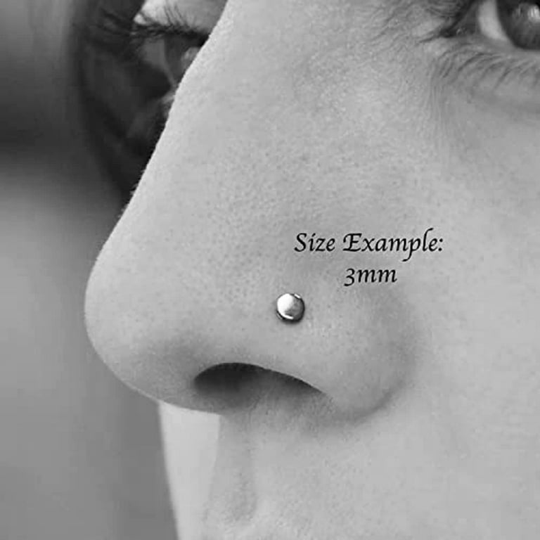 Matte black nose ring best sale