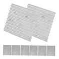thumbnail image 5 of Pawsdot 8Pcs Small Roof Tiles Models Silver for Garden Model and Sand Table Decoration, 5 of 7