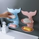 thumbnail image 5 of Soporte de jabón para ducha de baño de doble capa, caja de jabón con ventosa para baño, jabonera con drenaje, estante de pared, 5 of 8