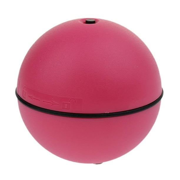 Seguridad 8 Cm / 3 Pulgadas de Diámetro. de Juguete Automática para Perros Y s Rodantes Interactivas Duraderas Soledad - rojo, 8x8x8cm Colco Bola de juguete de gato de perro