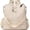 Beige, variant on PU Leather Backpack Purse for Women Fashion Multipurpose Design Handbag Ladies Shoulder Bags Travel Backpack