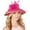 Pink, variant on August Hat Women’s Sheer-Stripe Romantic Hats, Pink, One Size