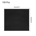 thumbnail image 2 of Uxcell 100 Pcs Hojas de Oro 5.5" x 5.5" Hojas de Foil para Manualidades Negro, 2 of 6