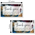 thumbnail image 2 of Thank You For Supporting My Resin Art Business Cards  50 Pack  2 x 3.5 inch Business Card  Candle Supplies  Resin Art Supplies  Multi Color Design, 2 of 7