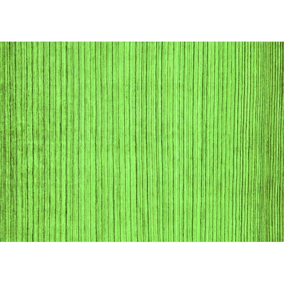 Ahgly Company Indoor Rectangle Abstract Green Modern Area Rugs, 7' x 9'