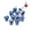 Blue Star, variant on 10Pcs Glazed Ball Charms Pendant for Delicate Jewelry Making Women Necklace Accessories-Pink Beads