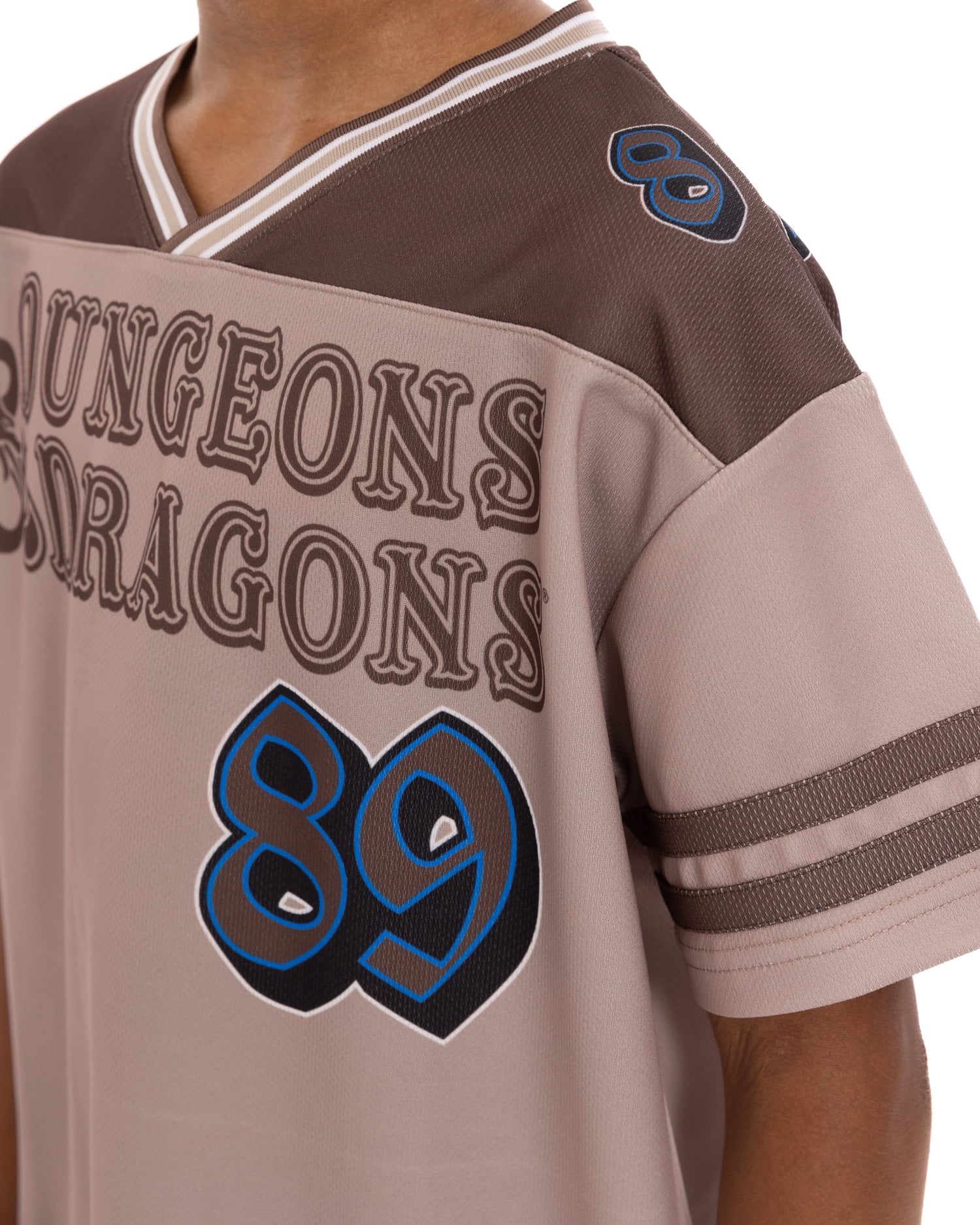Dungeons & Dragons Boys V Neck Graphic Football Jersey and Shorts Set, Sizes 4-16