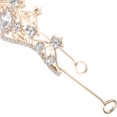 thumbnail image 4 of Tiara de boda Crown Bridal Tossress Diebre diadema diadema Diebre de novia decoración del cabello nupcial, 4 of 5