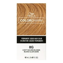 Wella Color Charm Liquid 8G/0841 Light Golden Blonde (Pack of 2)