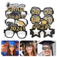 thumbnail image 3 of 6pcs Class Of 2024 Sunglasses Graduation Photo Booth Props Funny Glasses Paper Glasses Prop, 3 of 8