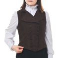 thumbnail image 7 of GRACEART Women Victorian Edwardian Double Breasted Vest Waistcoat Vintage Steampunk Lapel Collar Fit Sleeveless Vest Jacket, 7 of 7