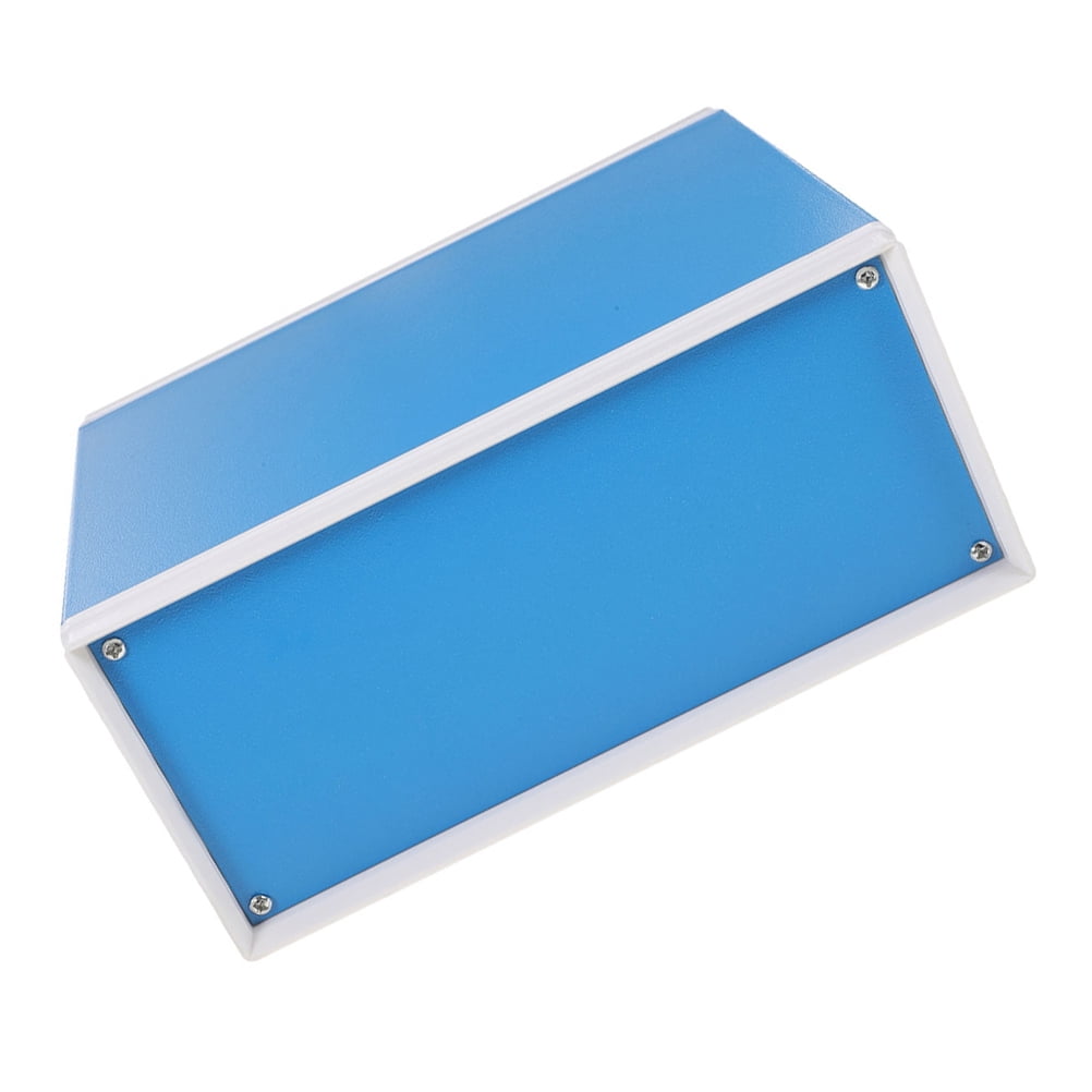 GOOHOCHY Electronic Junction Box Project Case Blue Metal 1Set 8.3X7.1X5.5in