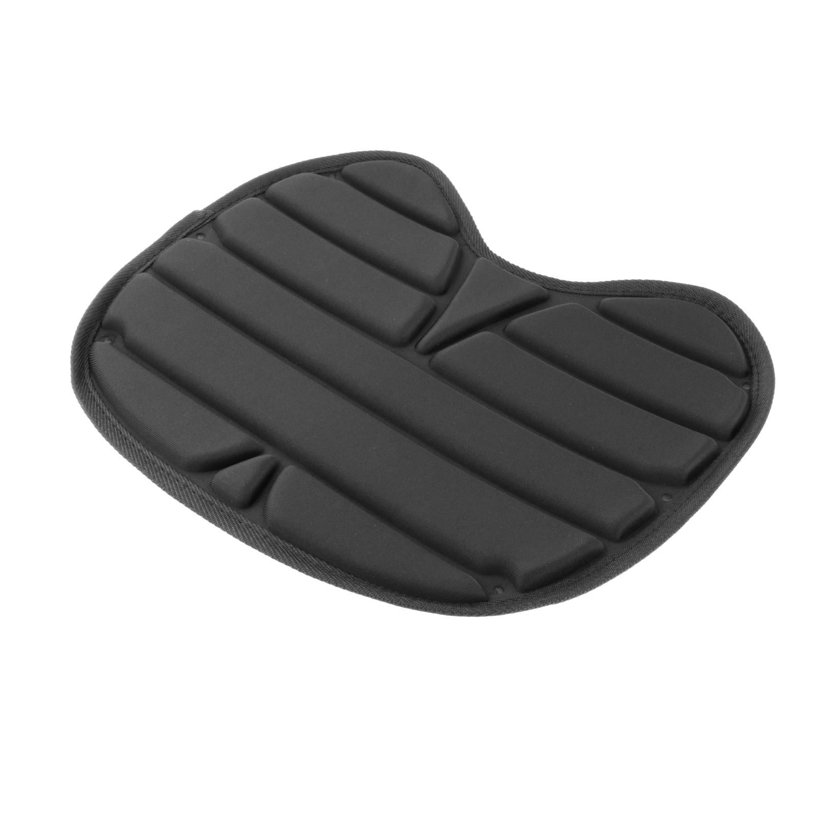 Padded Kayak Seat Cushion Pad Comfortable Soft On Top for Kayak Canoe Fishing Boat Black 