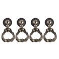 thumbnail image 1 of Miangastore Rustic Cabinet Hardware Golden Zinc Alloy 4Pcs 2.3x0.9In, 1 of 9
