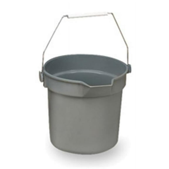 Brute Utility Bucket- 10 Quart- 10-.50in.D x10-.25in.H- Gray