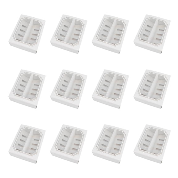 VERDANVERSE Cupcake Carrier Box Friendly Food Grade Paper 12pcs
