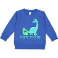 thumbnail image 2 of Inktastic Sister-saurus Cute Brontosaurus Family Toddler Sweatshirt, 2 of 4