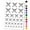 Black, variant on Crossed Swords Battle Icon Water Resistant Temporary Tattoo Set Fake Body Art Collection - Orange