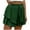 Army Green, variant on Uaswgudfs ​Women's Double-Layer Running Shorts – Elastic Drawstring Waist, Breathable Summer Cotton Blend & Casual Essential Army Green L
