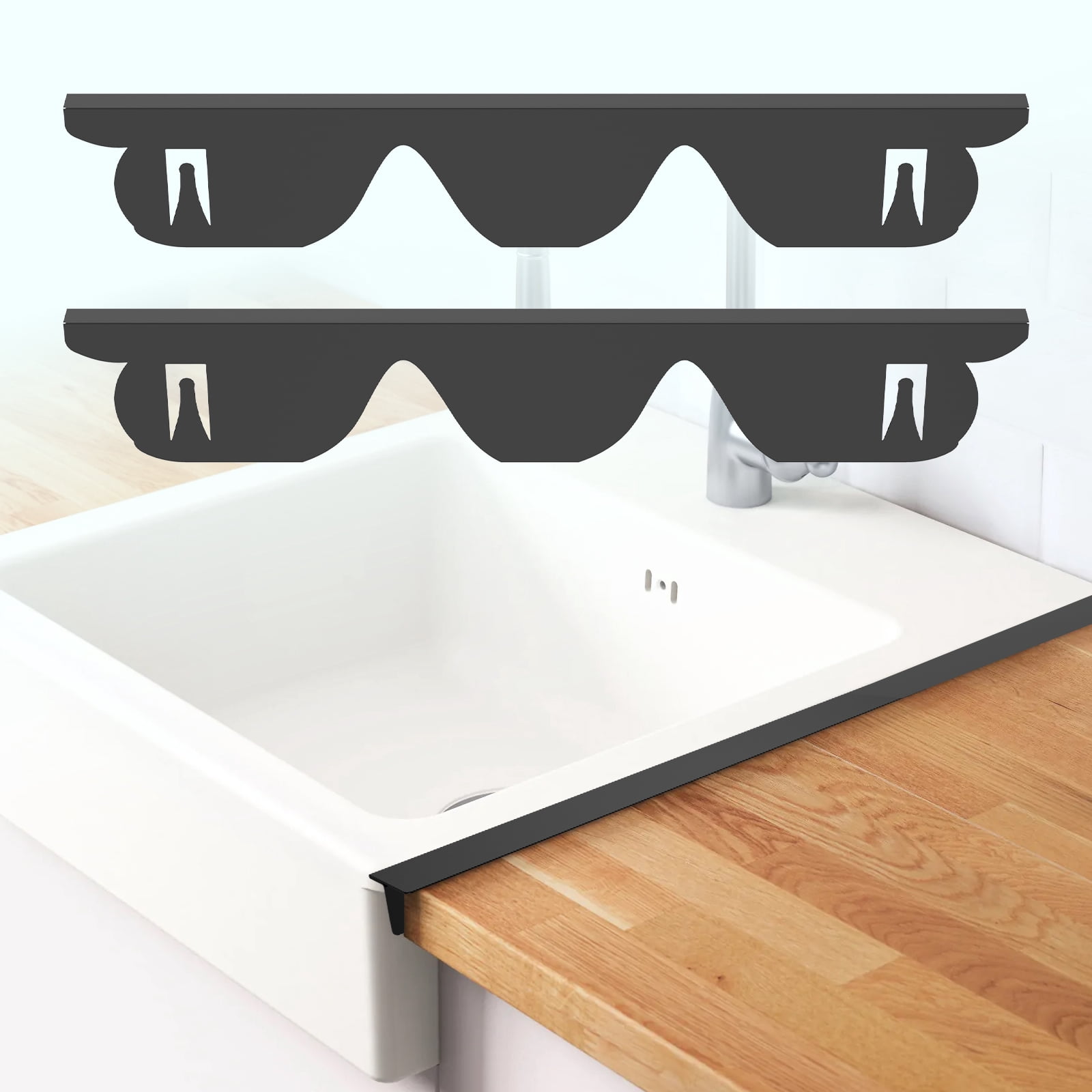 Wekvgz Stainless Steel Stove Gap Cover Sturdy Heat Resistant Oven Side Gap Fillers Non Slip Stove Gap Guards Easy to Install and Clean Stove Gap Fillers for Cooking