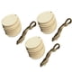 thumbnail image 3 of Ounissouiy 30 piezas colgante de día de Pascua decoración de pared adornos colgantes regalo sin terminar con cuerda aniversario DIY bodas rama ramita Artesanía Ounissouiy HA028312-00, 3 of 6
